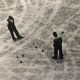 Black and white snow film photography