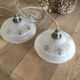 Paire de suspensions vintage