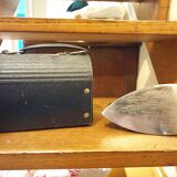 Vintage Calor iron toy with its box