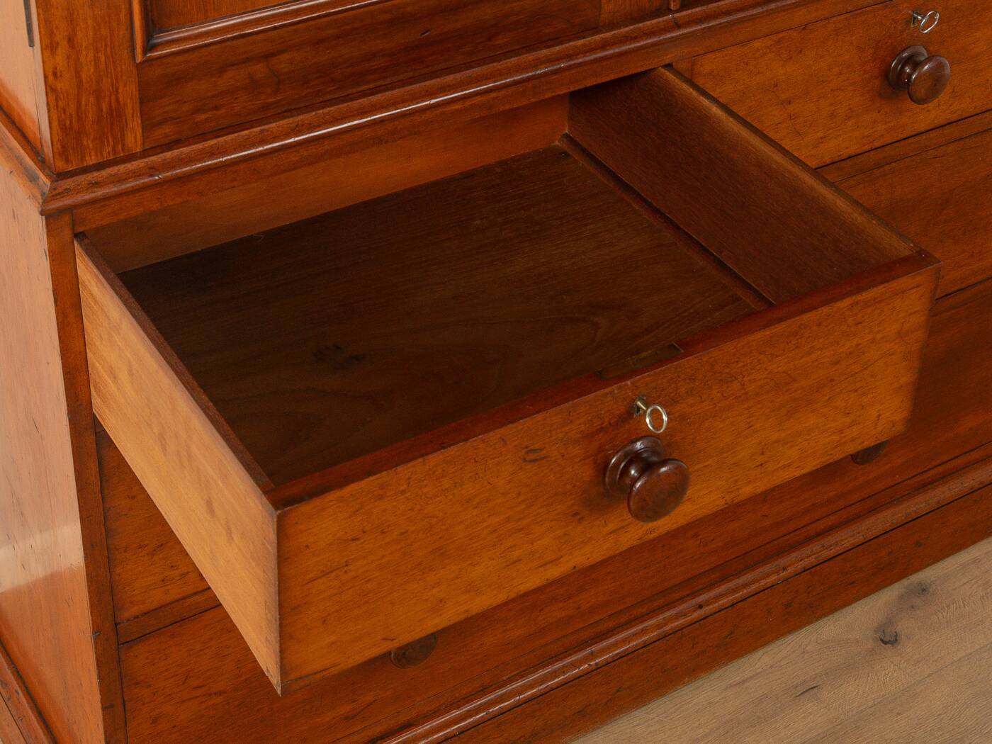 1840s Linen Press laundry cabinet, vintage