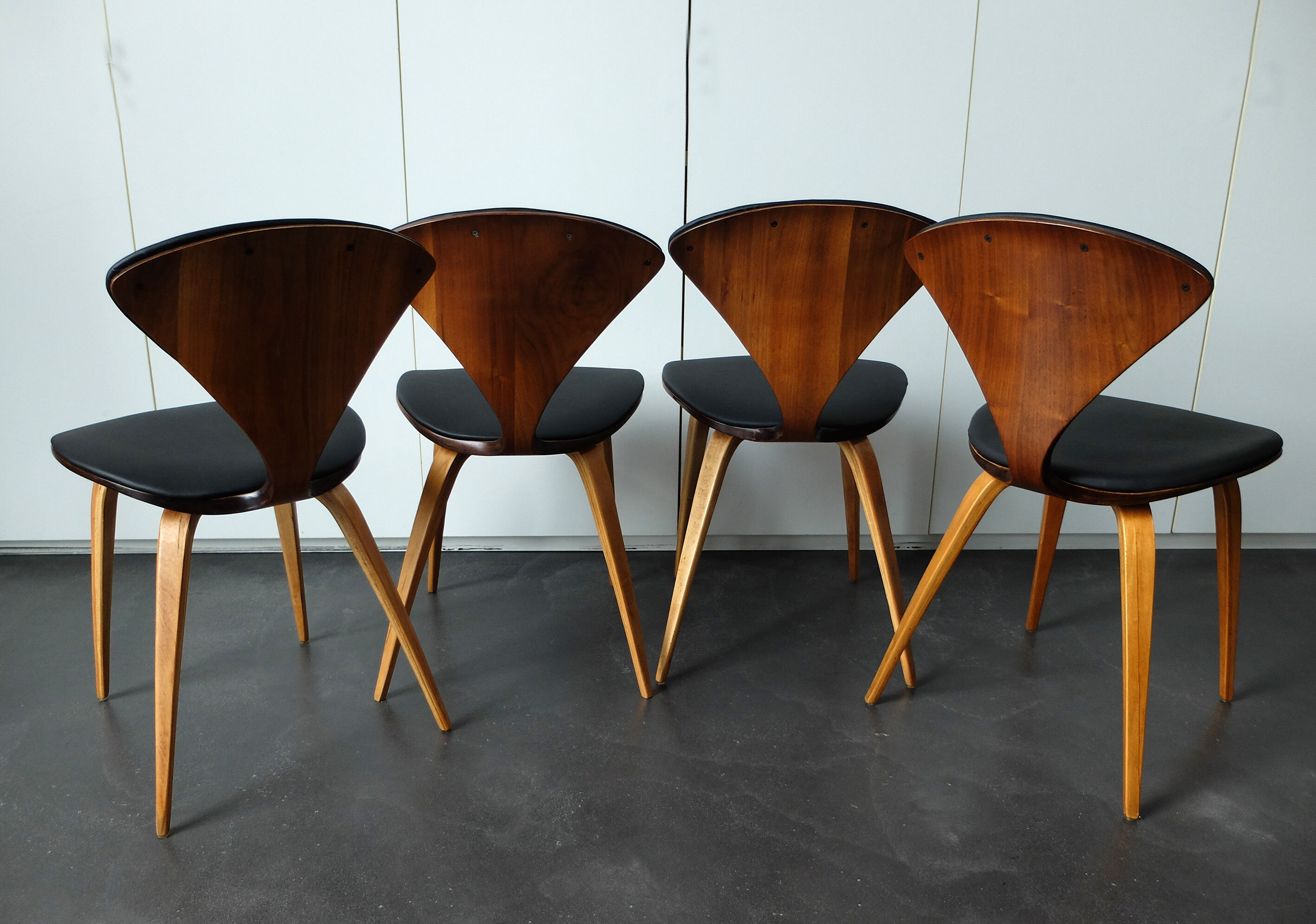 Chairs plywood teak of Norman Cherner, Plycraft, USA, lot 4