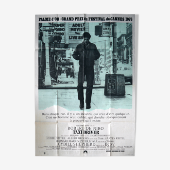 Original movie poster "Taxi Driver" De Niro, Scorcese