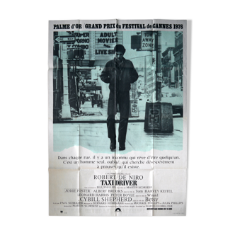 Original movie poster "Taxi Driver" De Niro, Scorcese