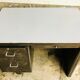 Industrial metal desk