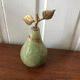 Pear paper press in brass and albatre