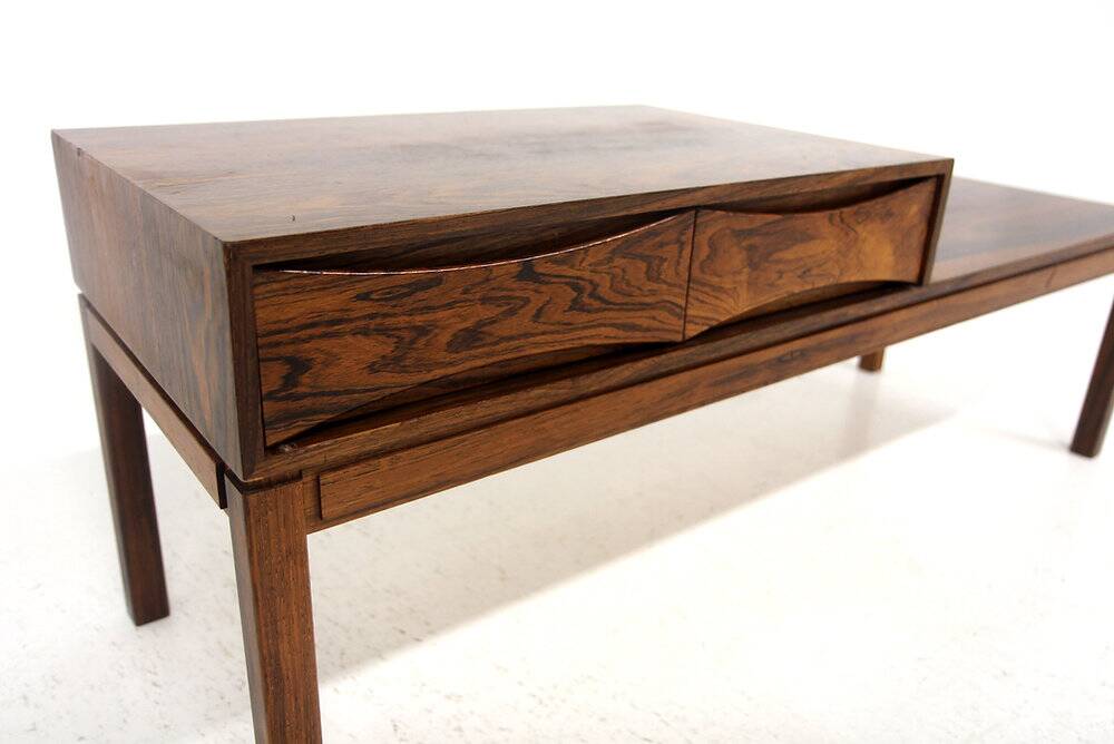 Scandinavian bench in rosewood, Glas & Trä, Hovmantorp, Sweden, 1960