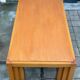 Table basse vintage en orme massif 1970
