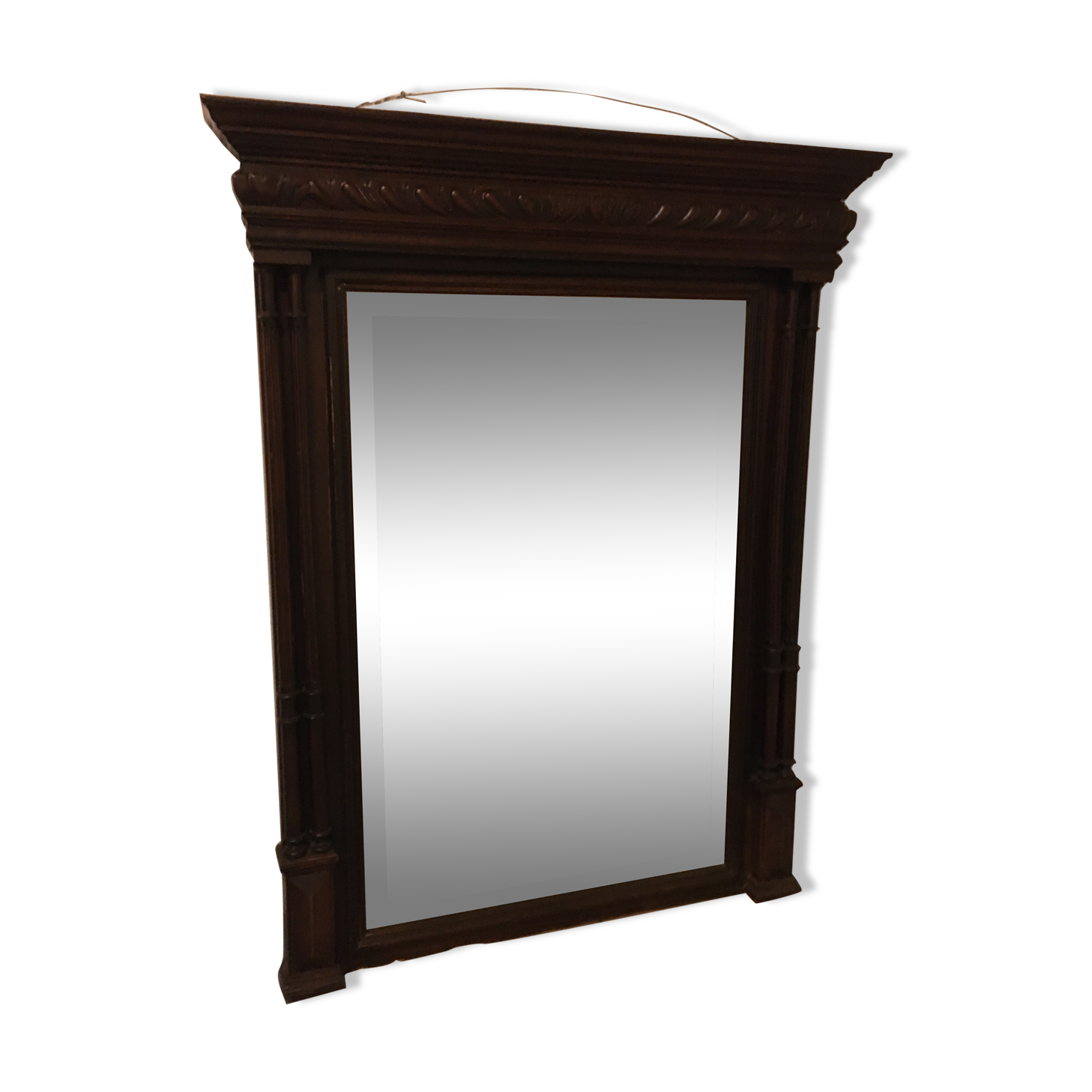 Miroir bois style Henri IV 91x114cm