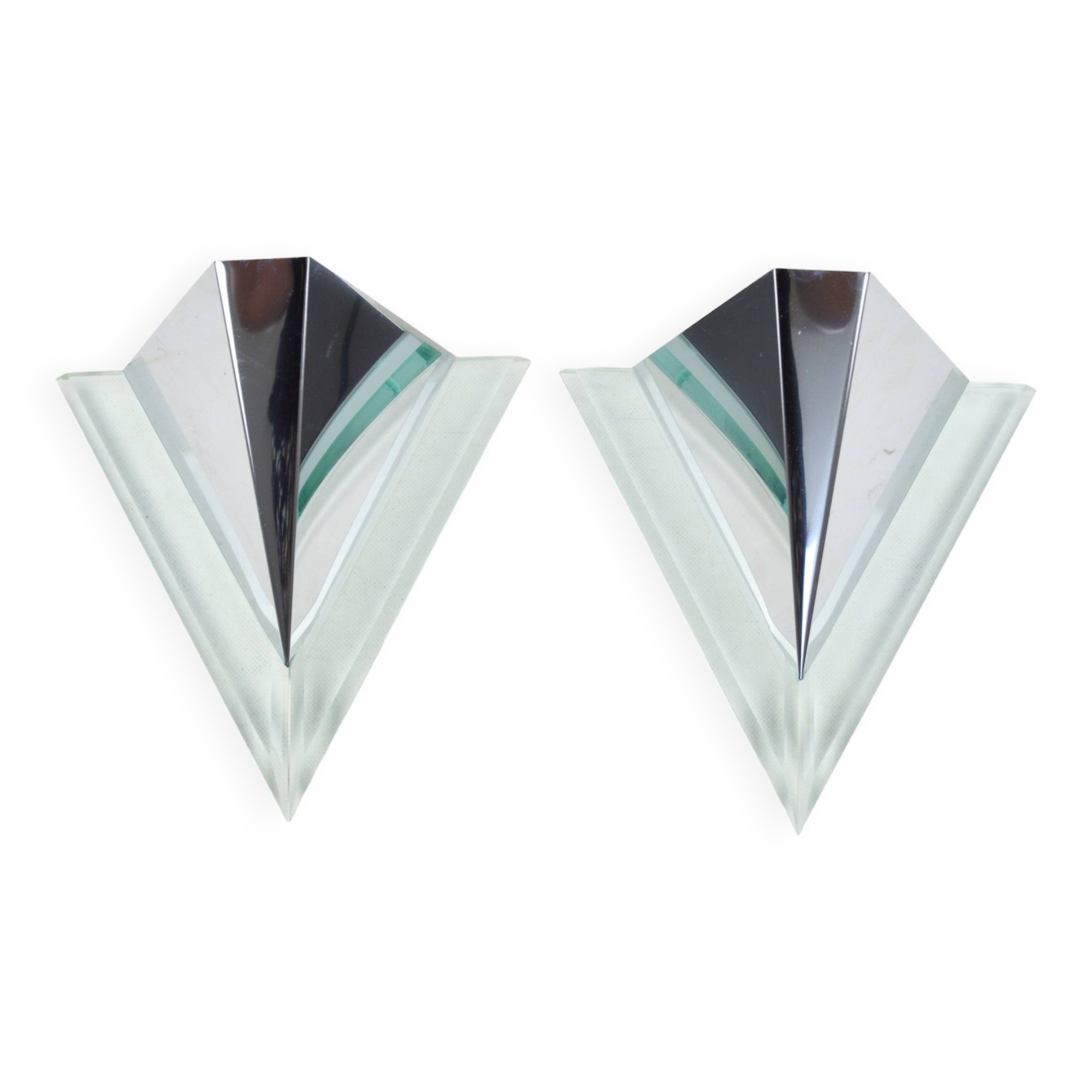 Pair of wall lamps, Karstadt, 1980s