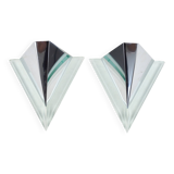 Pair of wall lamps, Karstadt, 1980s