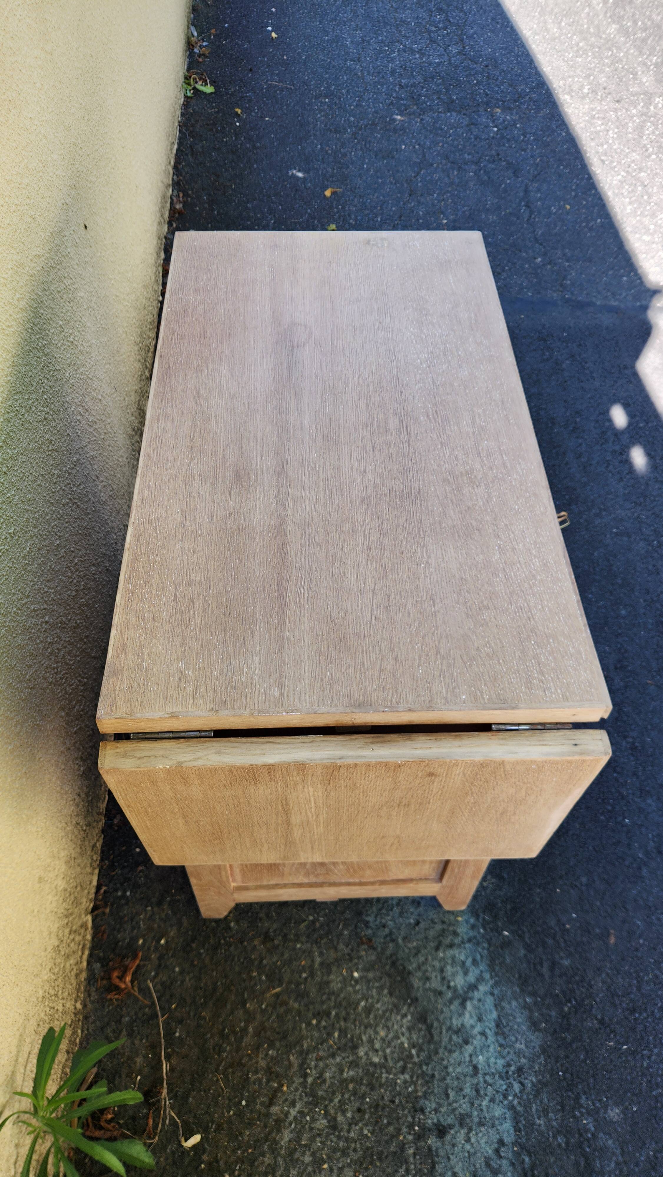 pretty sanded wood children's desk from the 1940s