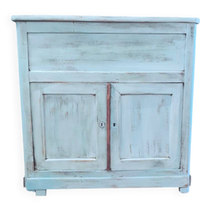 Commode en bois patiné