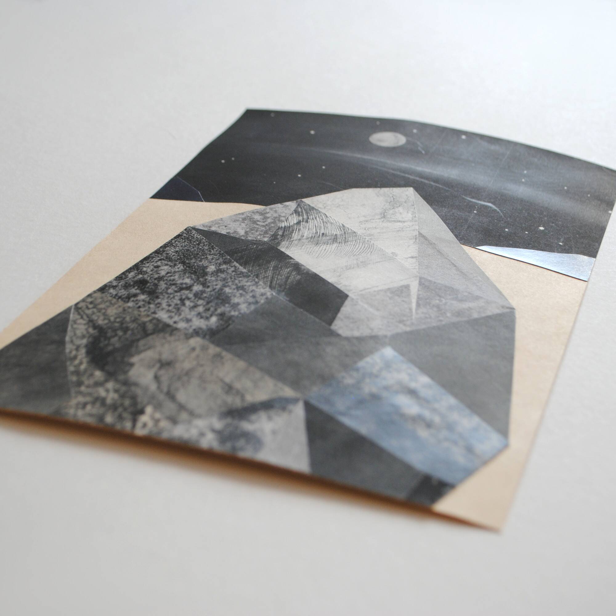 Collage on paper • MINERALOGY II