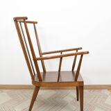Pair of Éventail armchairs signed Baumann 89