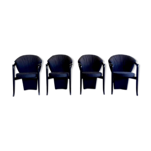 Set of 4 chairs Pietro - 1980s