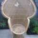 Pair of Emmanuelle rattan armchairs