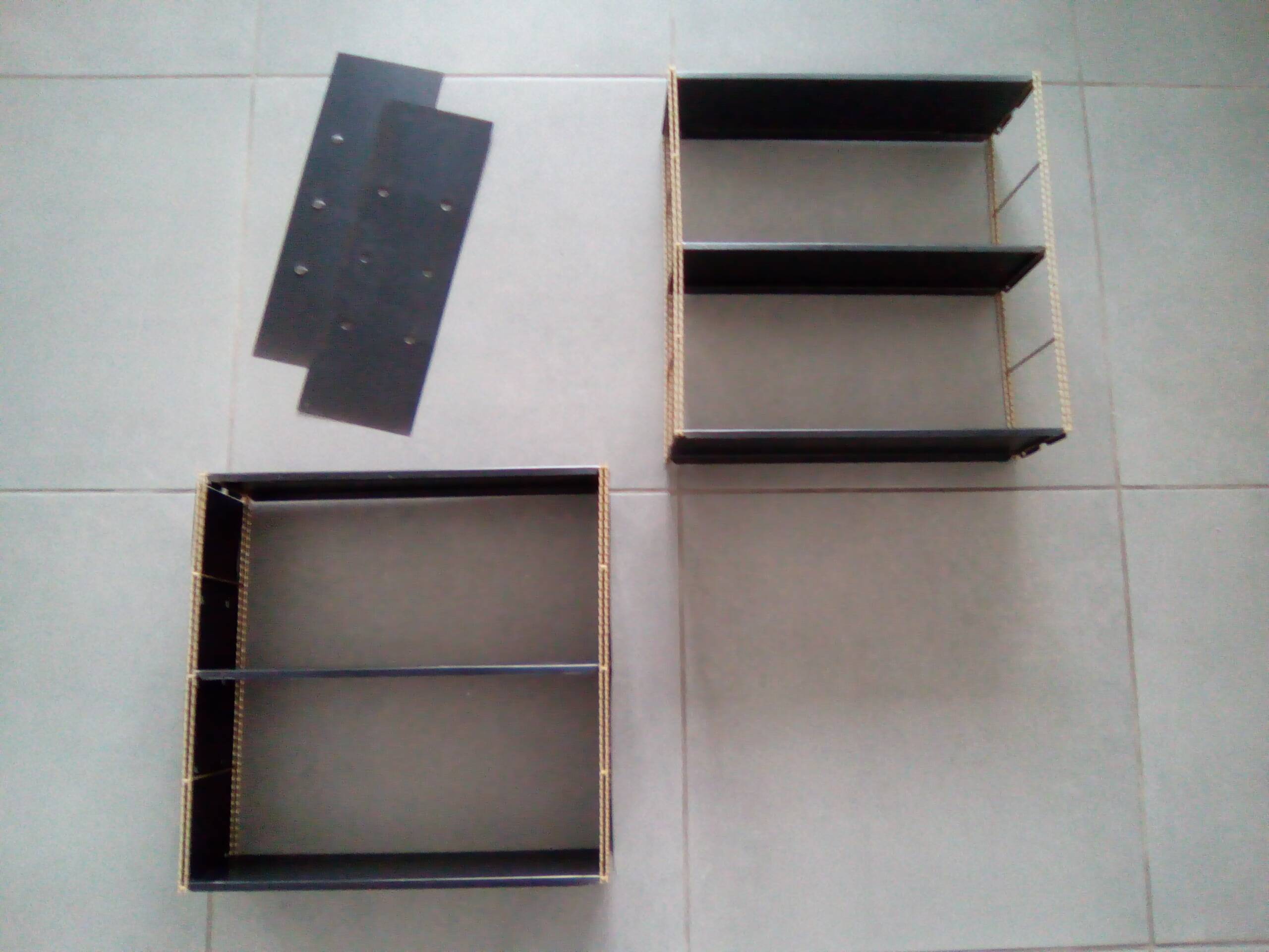 String Tomado metal wall shelves, 60s, Vintage