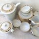 Coffee service for 10 people in Limoges porcelain