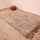 Peach Vintage Moroccan Wool Rug 188 x 317 cm , Berber Rug Handmade, Unique