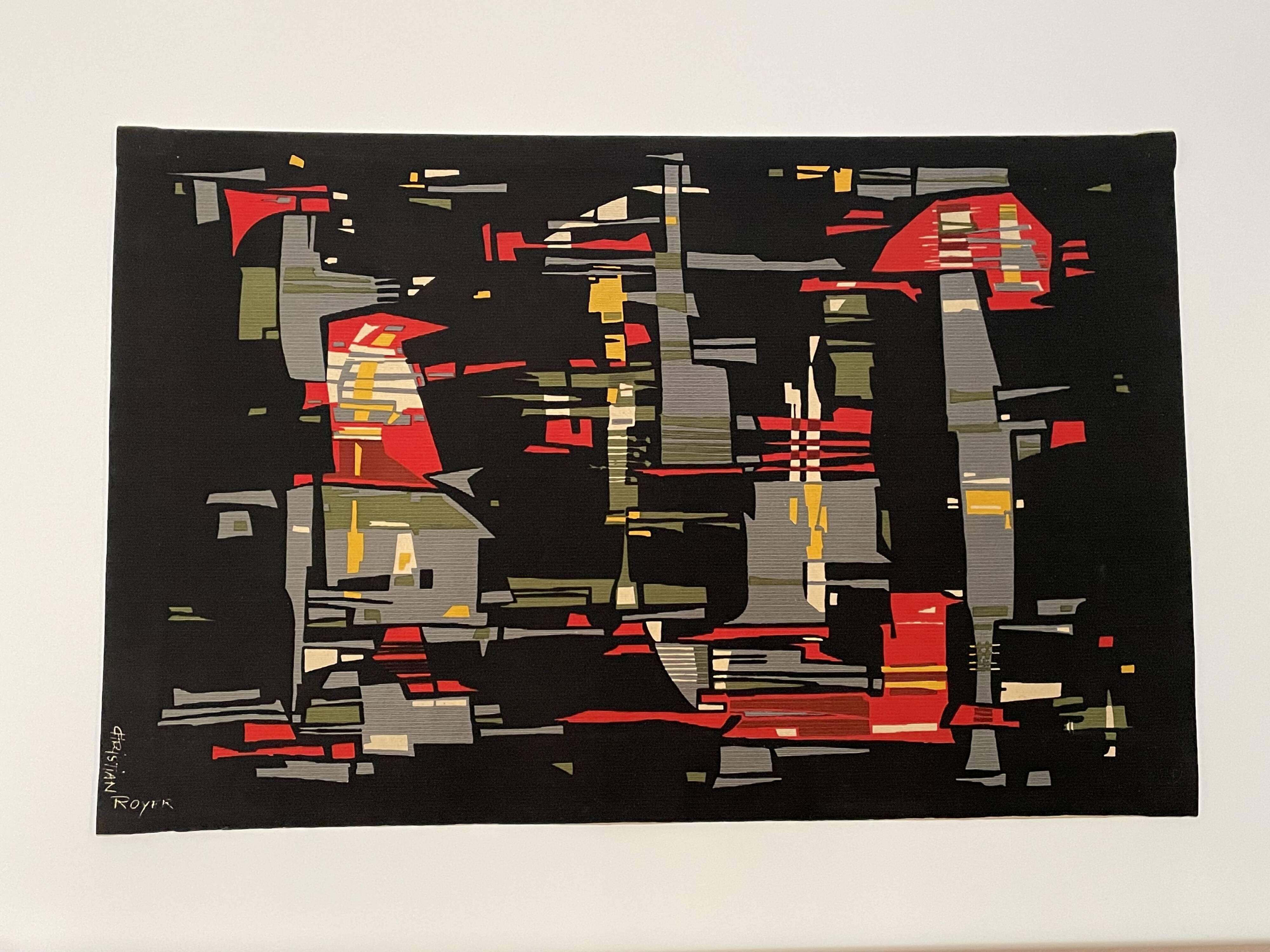 wall tapestry 1950s/60s Christian Royer