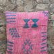 Handmade Berber wool cushion: Moroccan Kilim cushion (45x45cm)