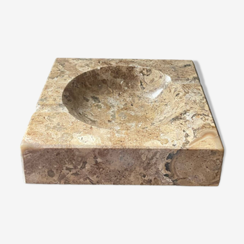 Vintage travertine ashtray