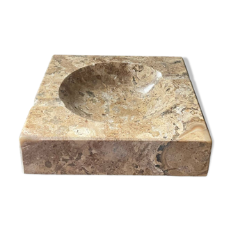 Vintage travertine ashtray