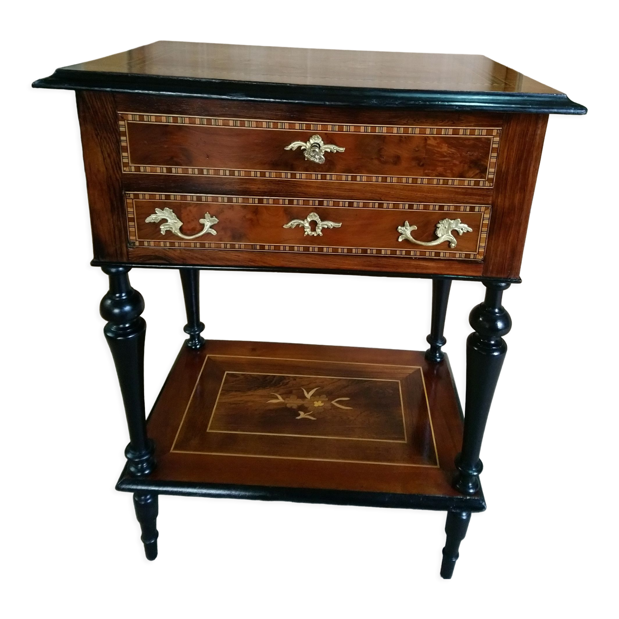 Inlaid dressing table Napoleon III style