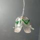 Vintage murano glass pendant light, for Mazzega, 1960s