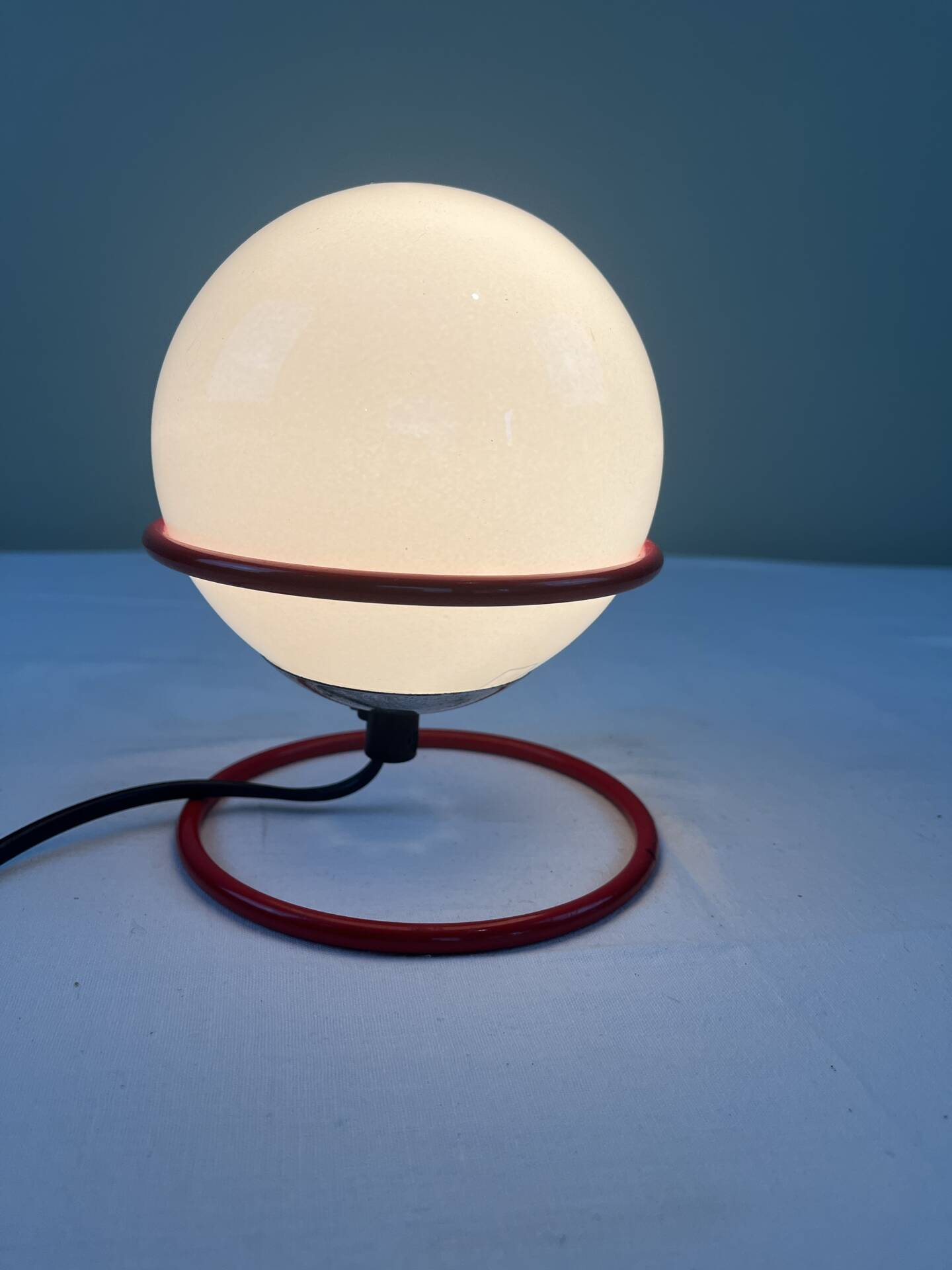 Lampe boule vintage design italien années 70
