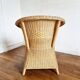 Fauteuil en rotin vintage