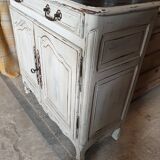 Cream patinated buffet