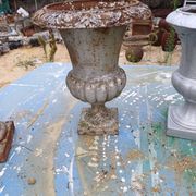 Lot of 6 Medici Cast Iron Vases from Charleville - Mézières 1900
