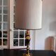 pair of american brass lamps