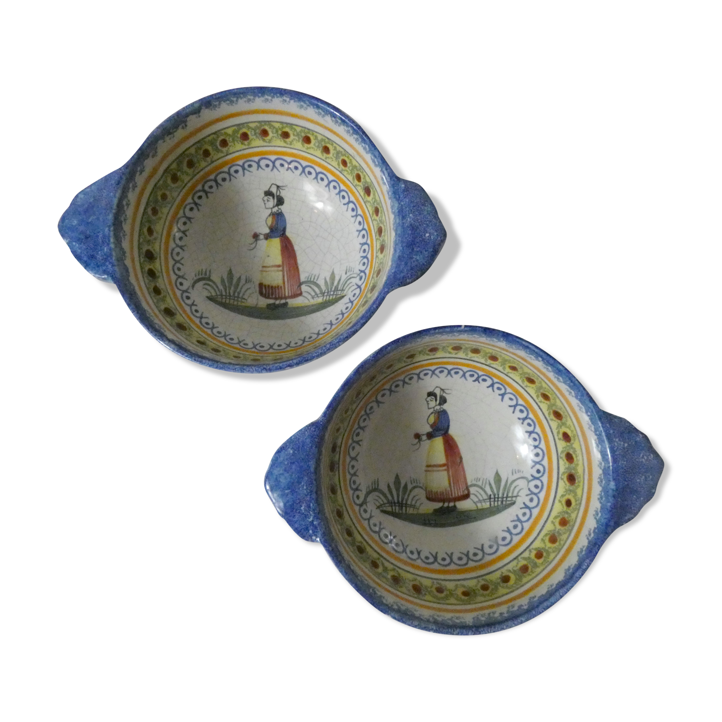 Henriot Quimper 2 bowls
