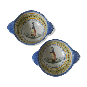 Henriot Quimper 2 bowls