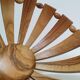 Fruit cup in olive wood vintage design