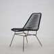 Chaise d'appoint Spaghetti des années 1970, Allemagne