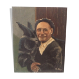 Portrait peinture à l'huile