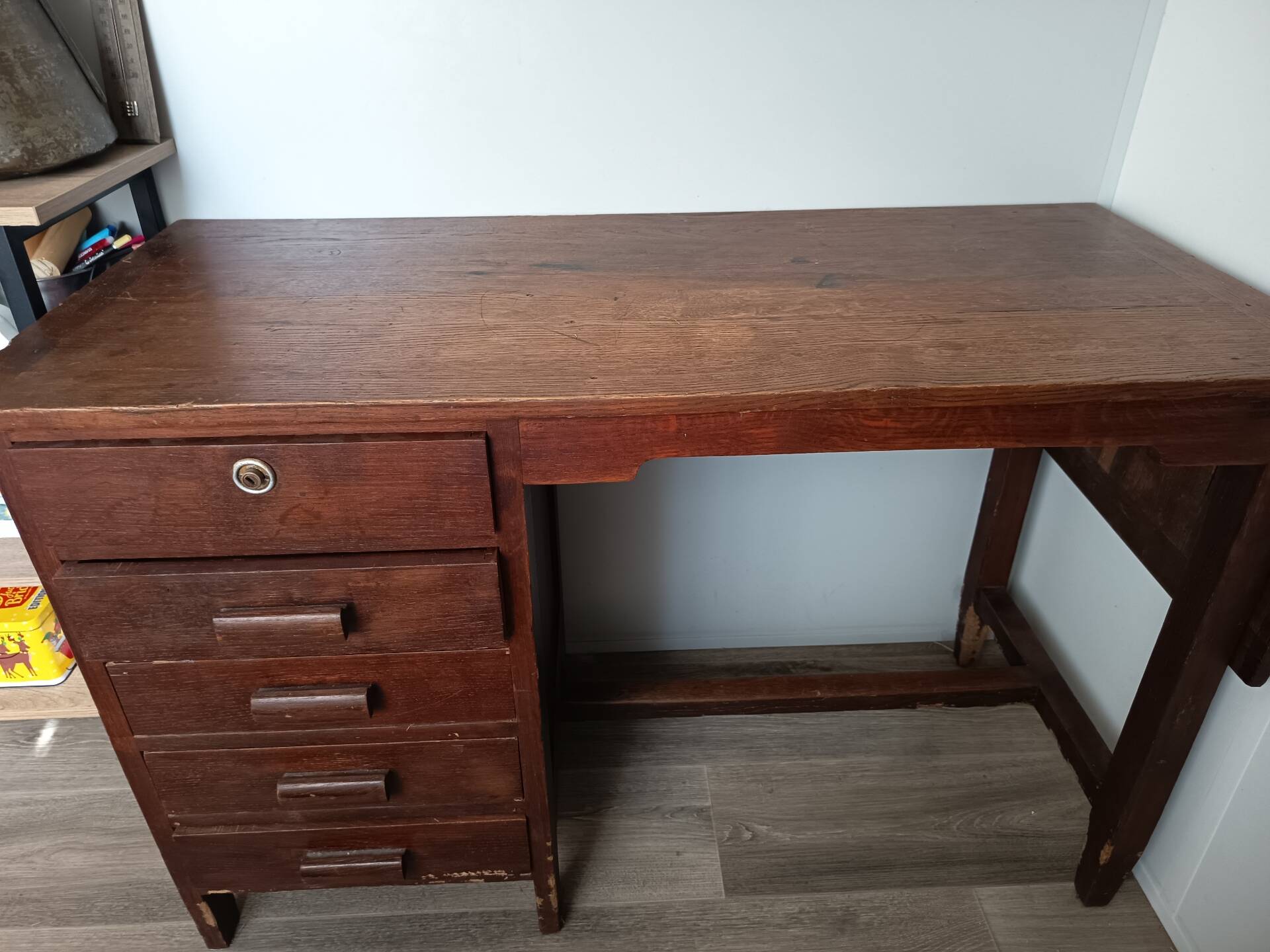Vintage wooden desk