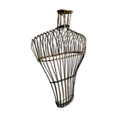 Rattan bust mannequin