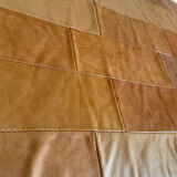 Banc pouf coffre en cuir patchwork  De Sède