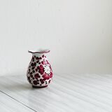 Hand painted vase made in Italy, Grazia Deruta style.