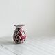 Hand painted vase made in Italy, Grazia Deruta style.