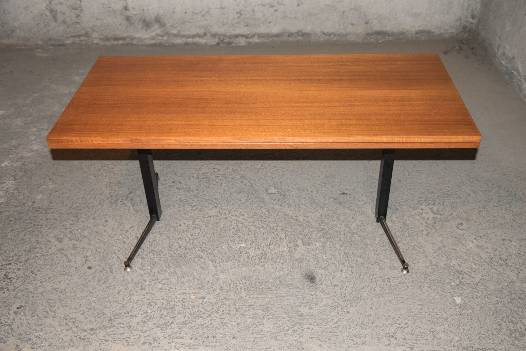 Coffee table convertible teak 60s