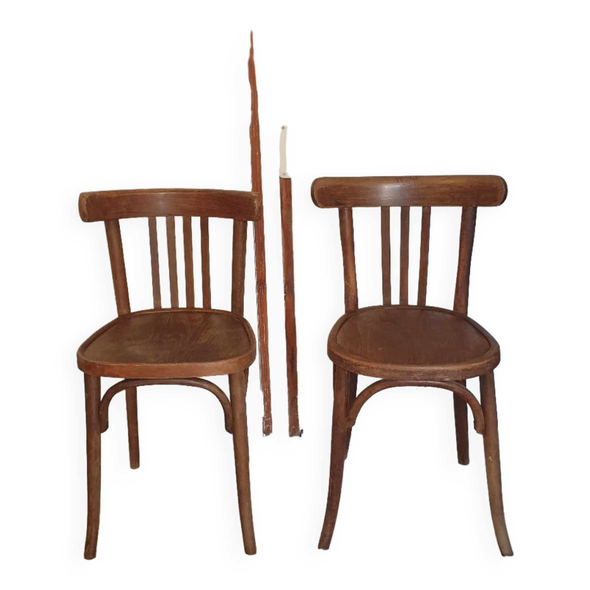 Pair of bistro chairs