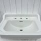 Lavabo en céramique blanche, 1950