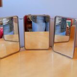 Triptych barber mirror