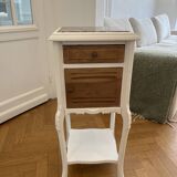 Console ancienne avec plateau en marbre – fin XIXe / début XXe siècle – restaurée
