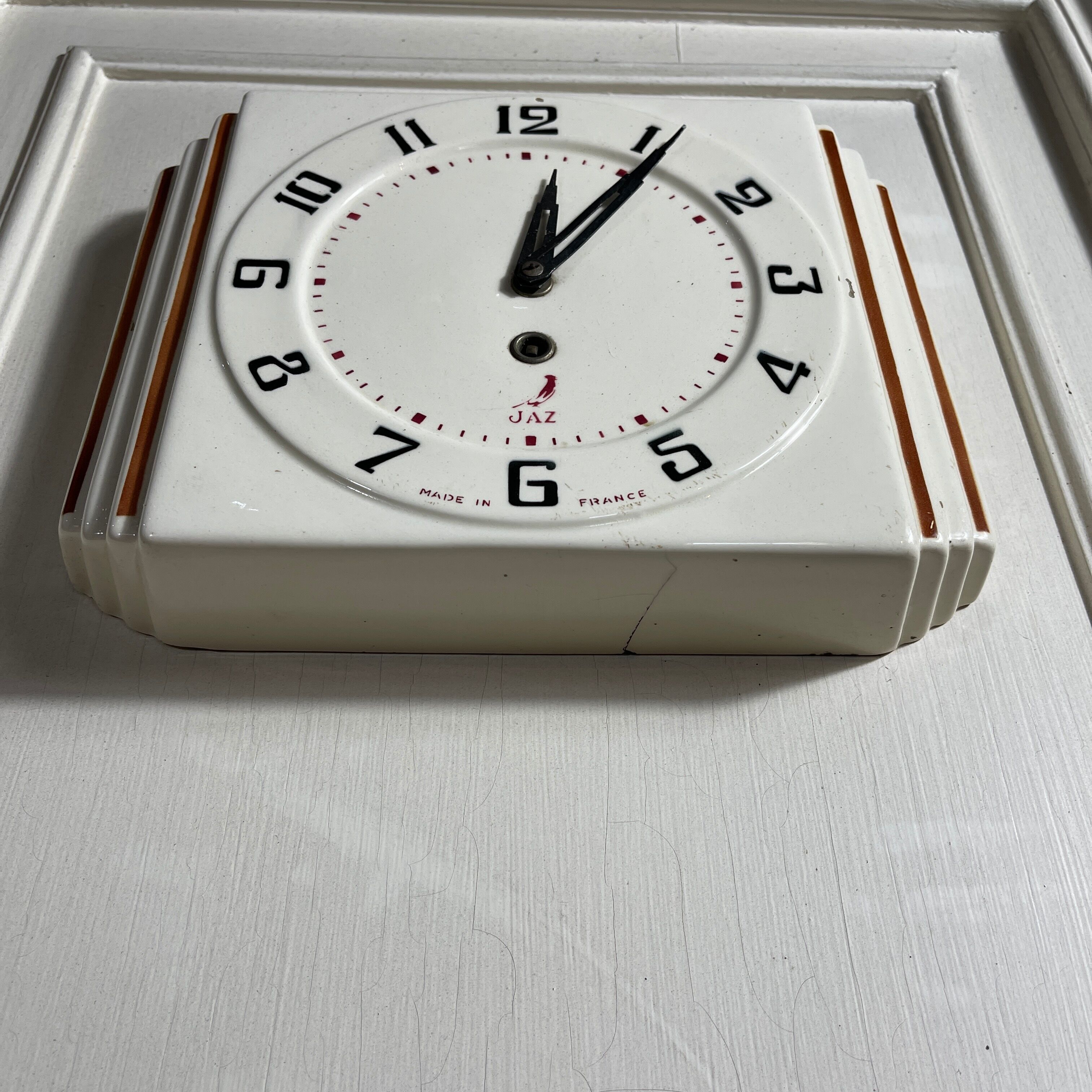 Vintage JAZ ceramic clock